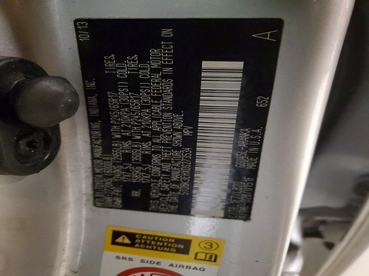 2013 Toyota Highlander Base