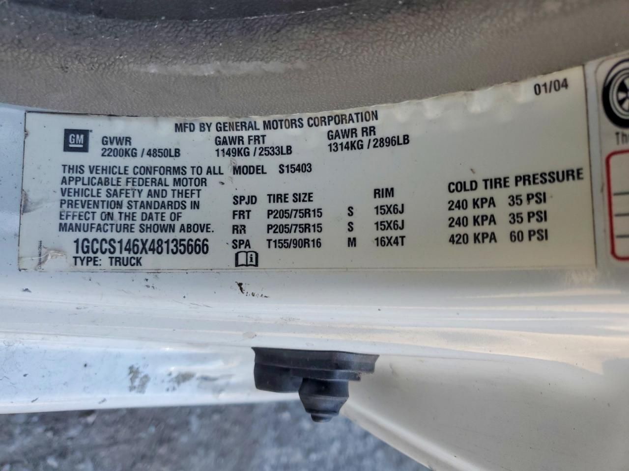 2004 Chevrolet Colorado