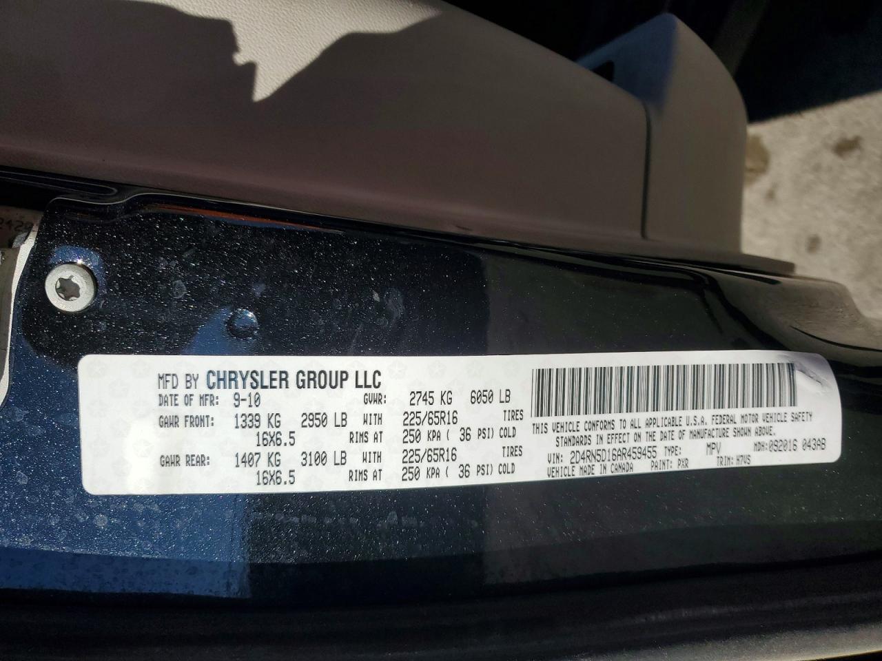 2010 Dodge Grand Caravan sxt