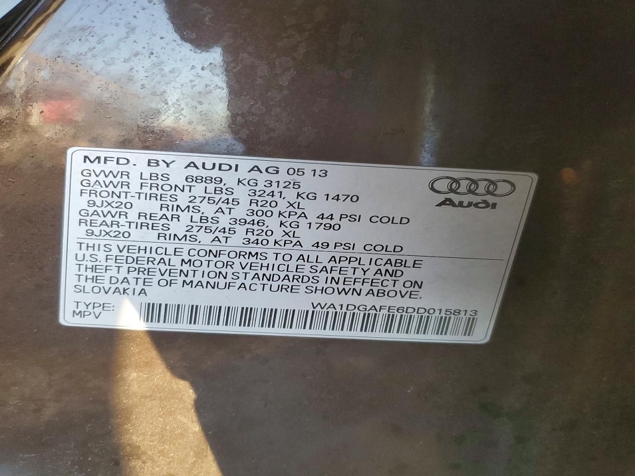 2013 Audi Q7 Prestige