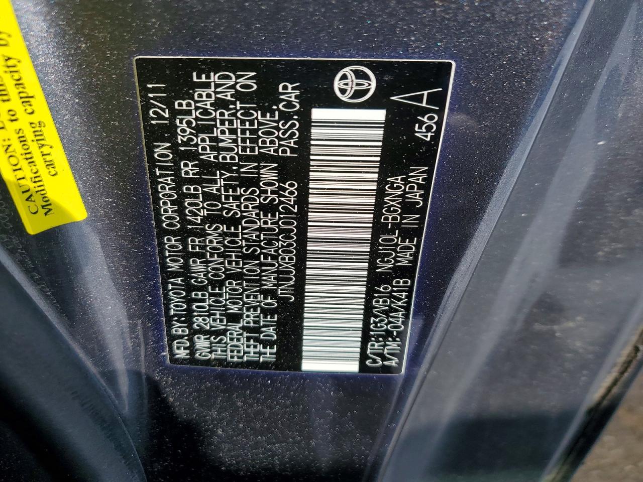 2012 Scion IQ