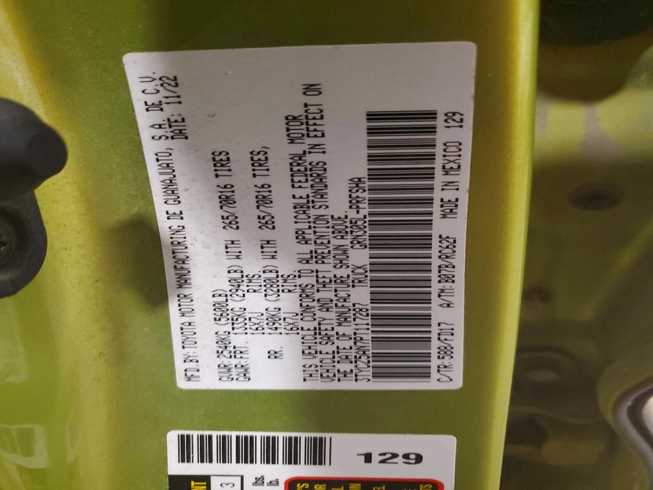 2023 Toyota Tacoma Double cab