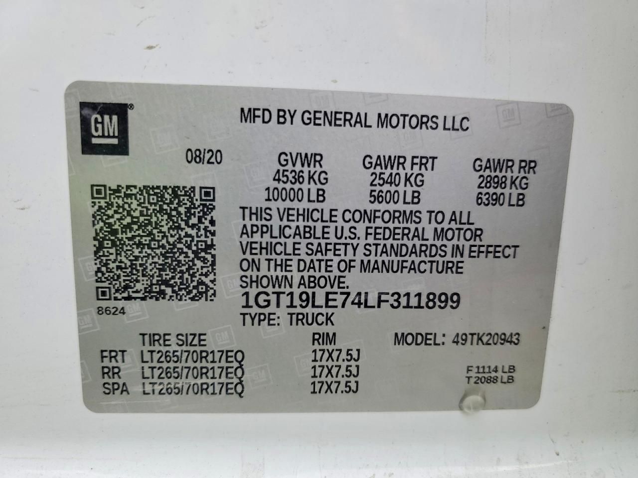 2020 GMC Sierra K2500 Heavy Duty