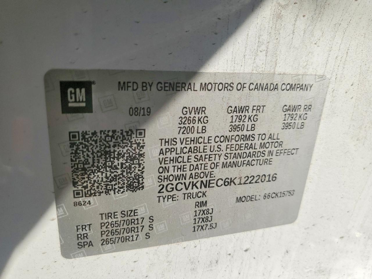 2019 Chev Silverado ld K1500 Base