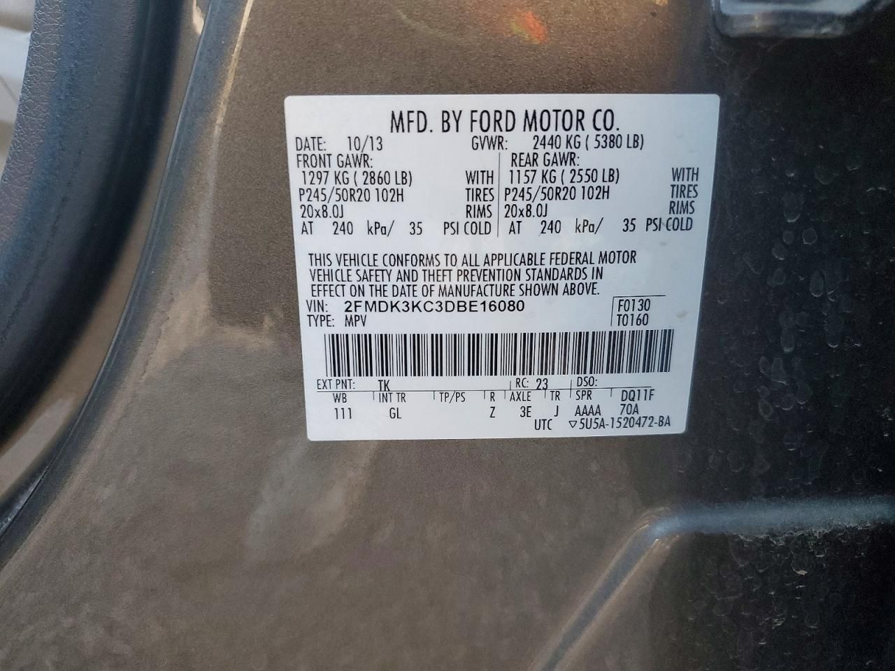 2013 Ford Edge Limited