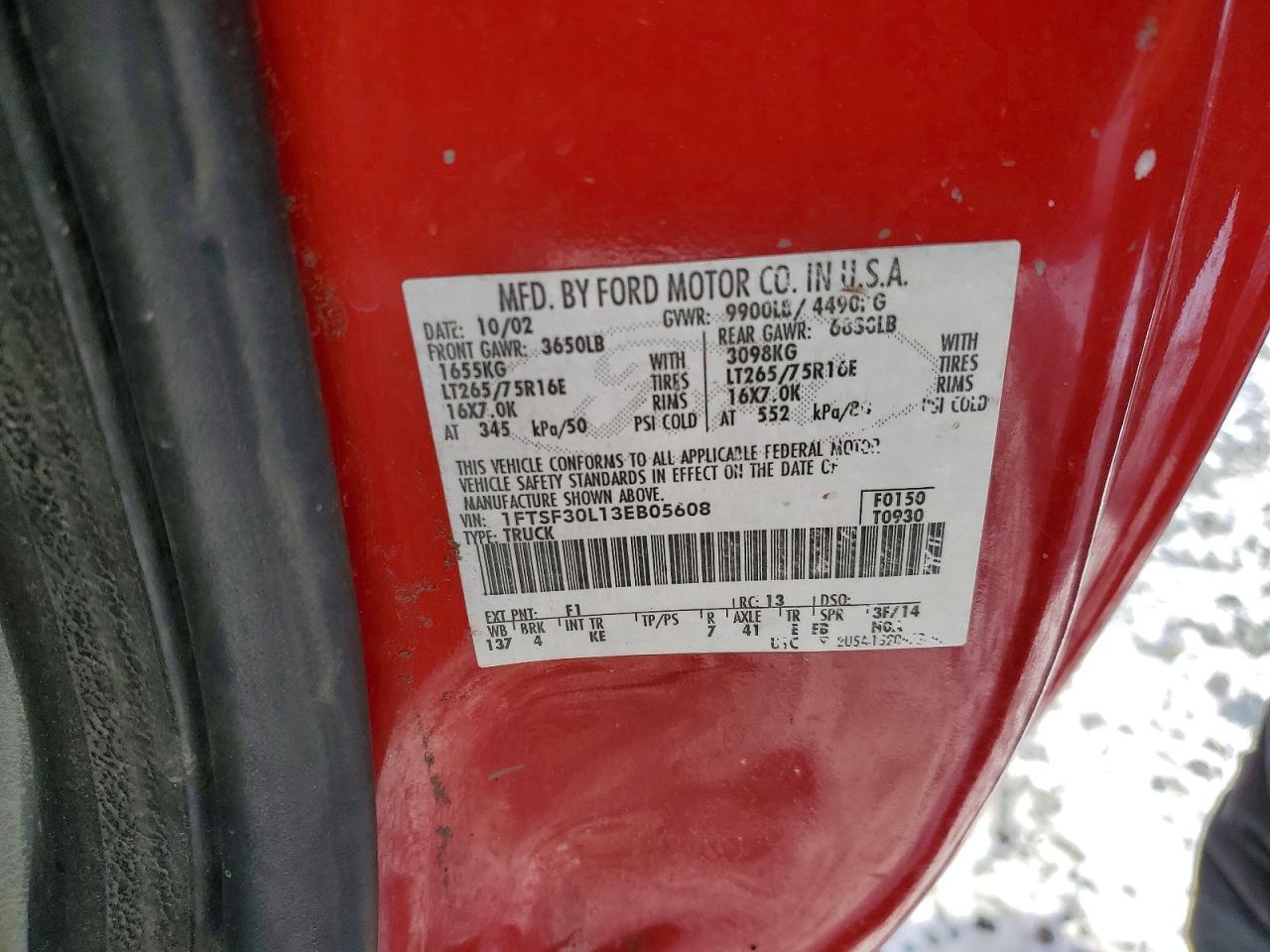 2003 Ford F350 SRW Super Duty