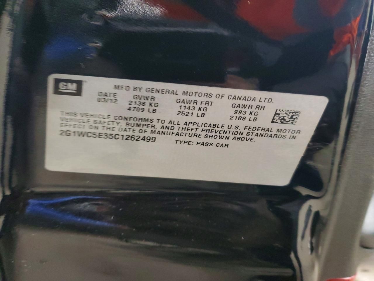 2012 Chevrolet Impala ltz