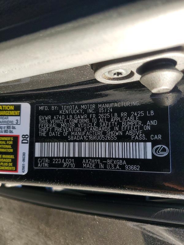 2024 Lexus Es 300h Base