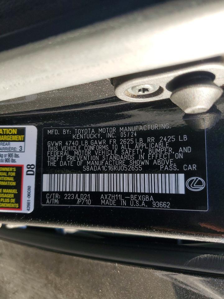 2024 Lexus Es 300h Base