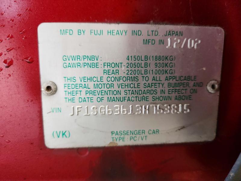 2003 Subaru Forester 2.5x