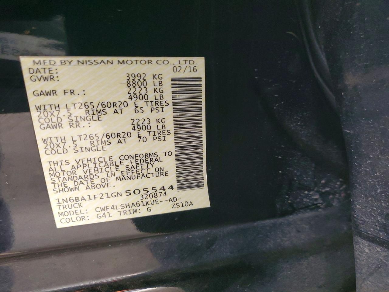 2016 Nissan Titan XD SL