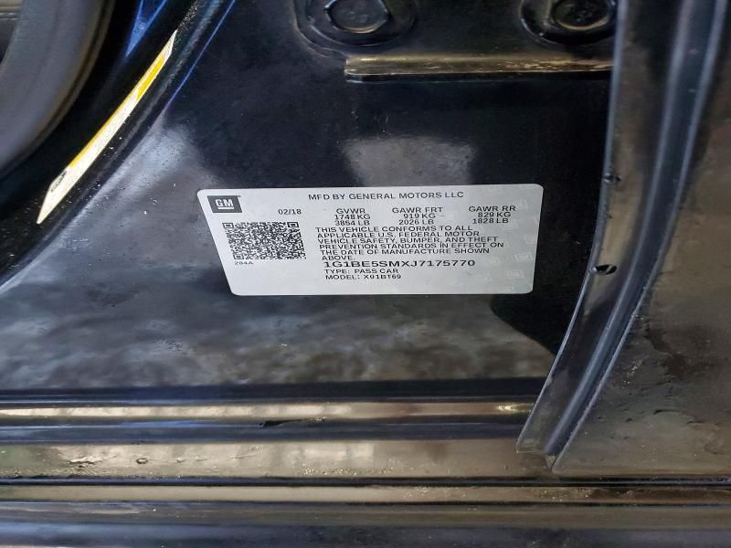 2018 Chevrolet Cruze lt