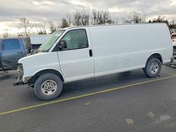 Salvage cars for sale from Copart Portland, OR: 2022 GMC Savana G2500 Delivery Van