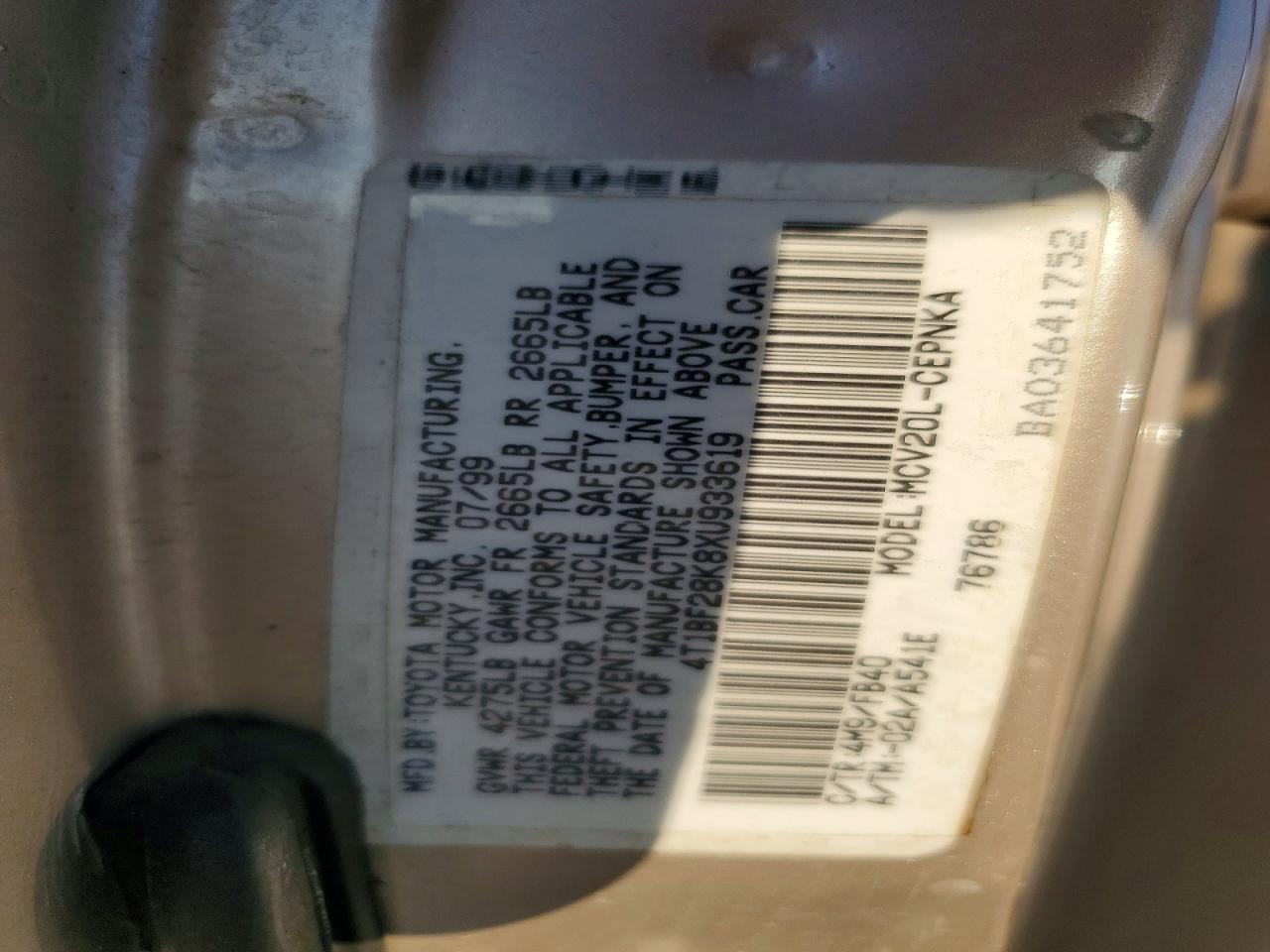 1999 Toyota Camry