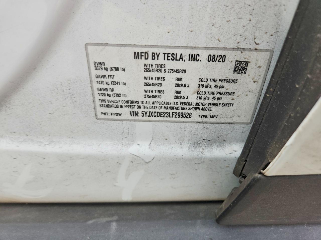 2020 Tesla Model x