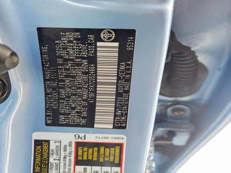 2012 Toyota Camry Base