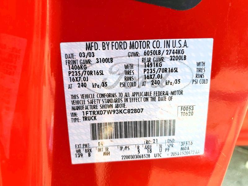 2003 Ford F150
