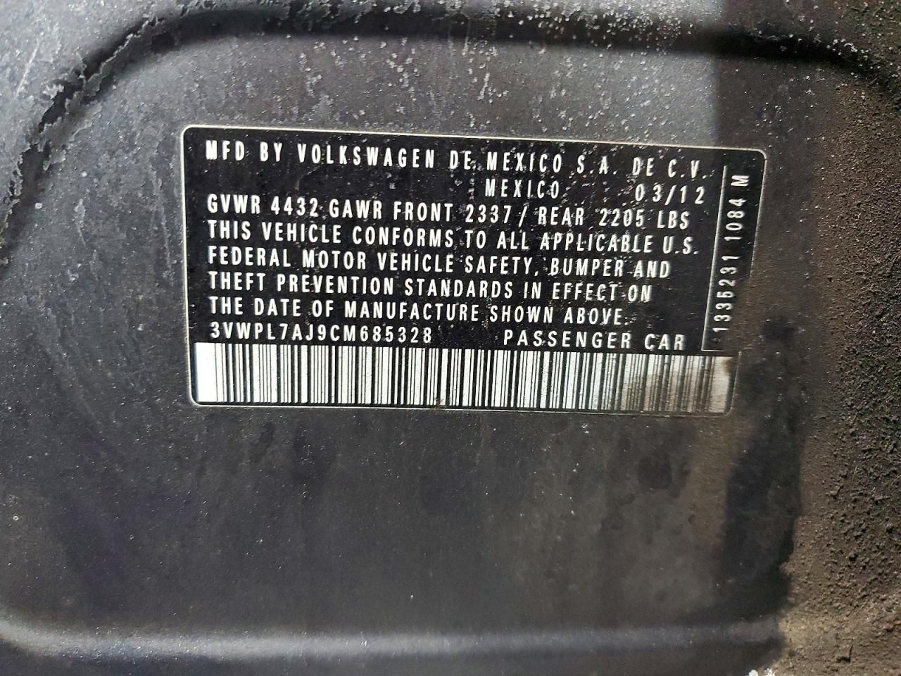 2012 Volkswagen Jetta tdi