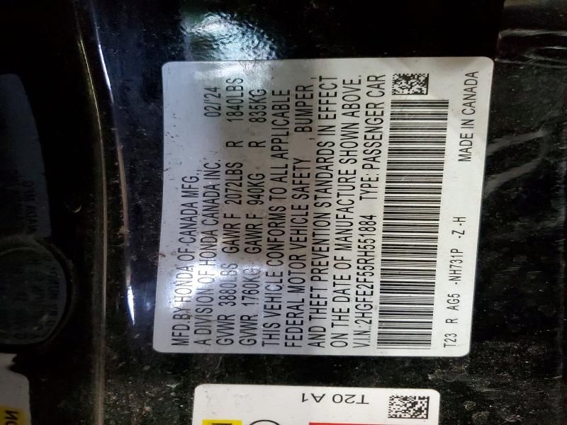 2024 Honda Civic Sport