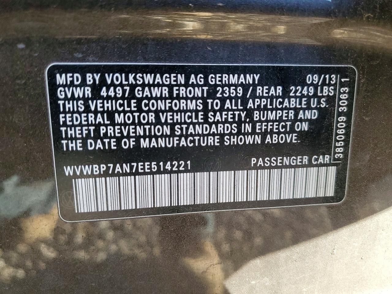 2014 Volkswagen Cc Sport