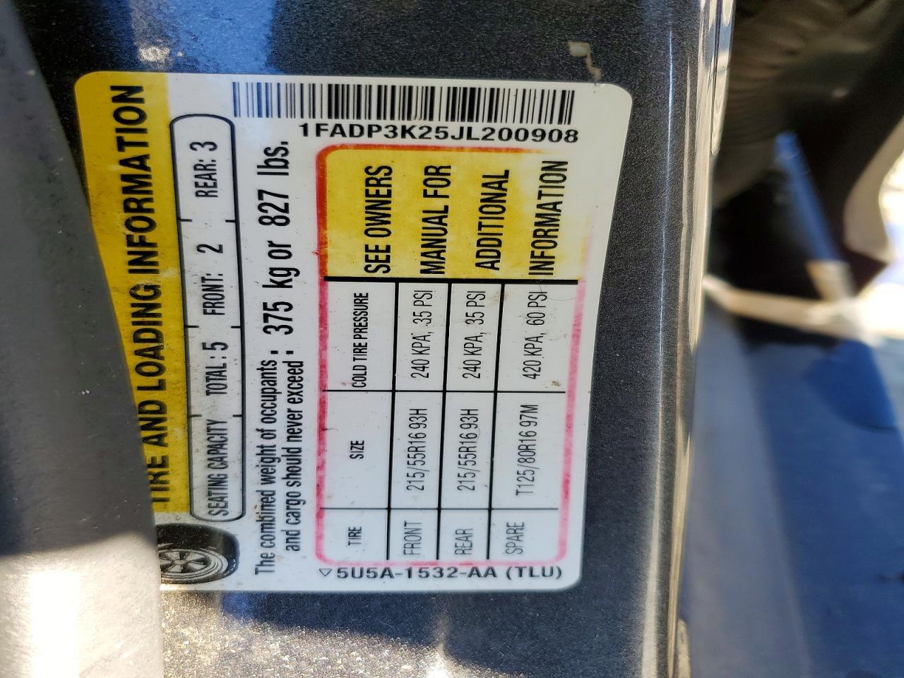 2018 Ford Focus se