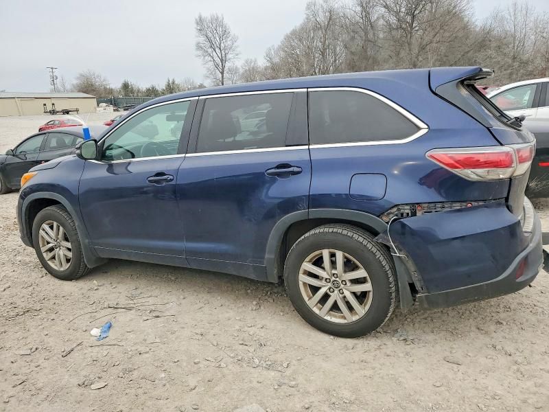 2016 Toyota Highlander le