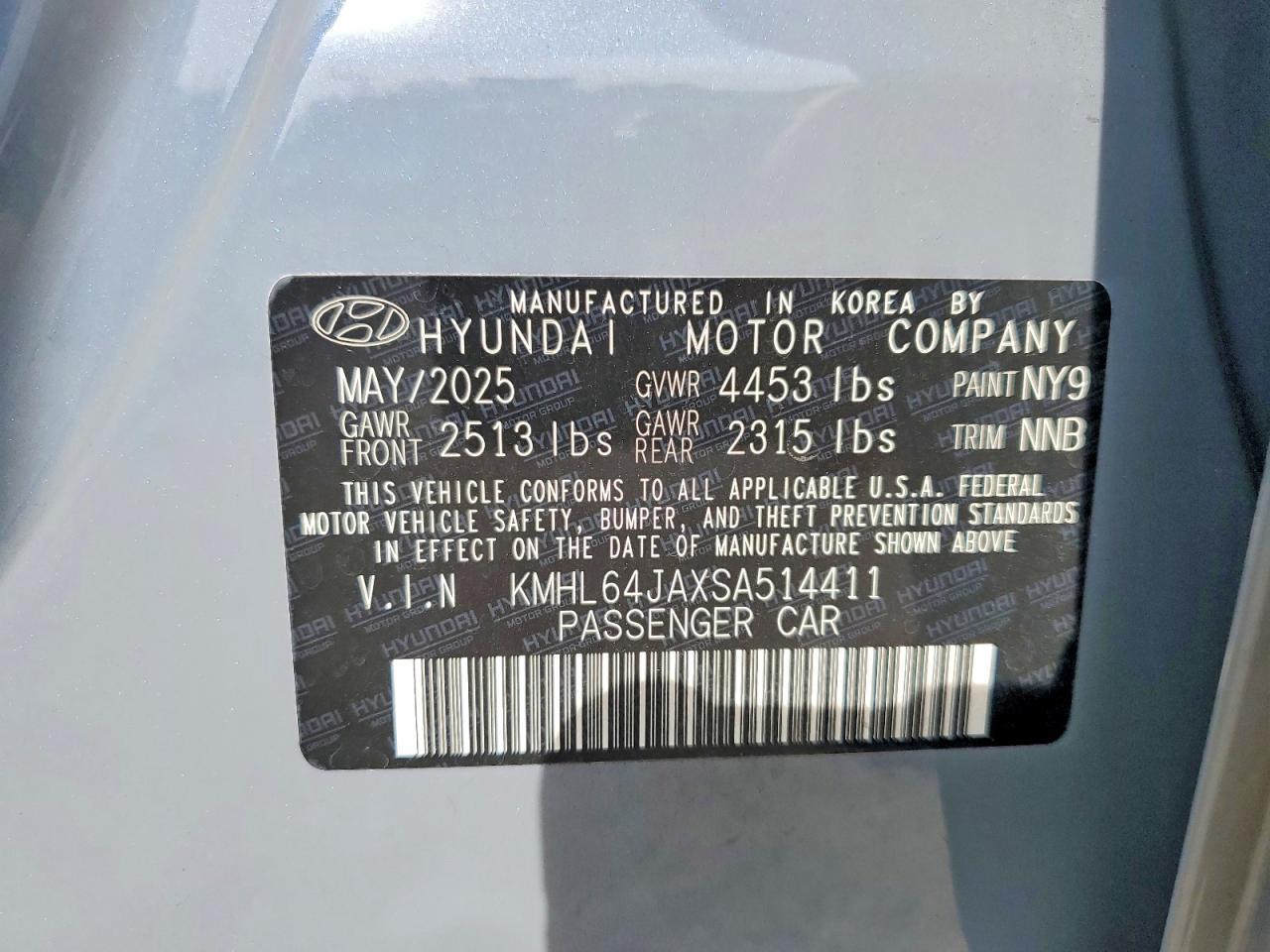 2025 Hyundai Sonata sel