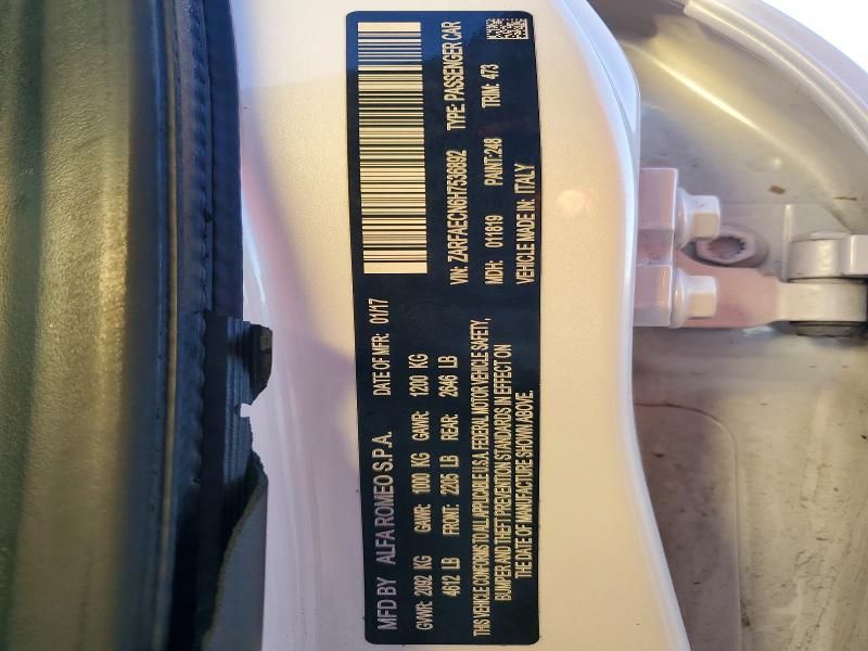 2017 Alfa Romeo Giulia ti