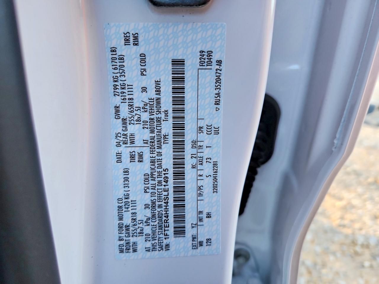 2025 Ford Ranger xlt