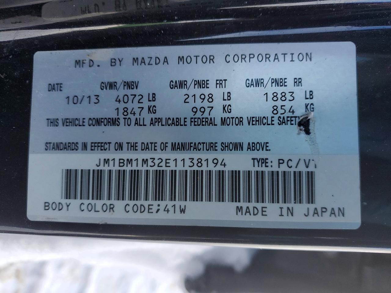 2014 Mazda 3 Grand Touring