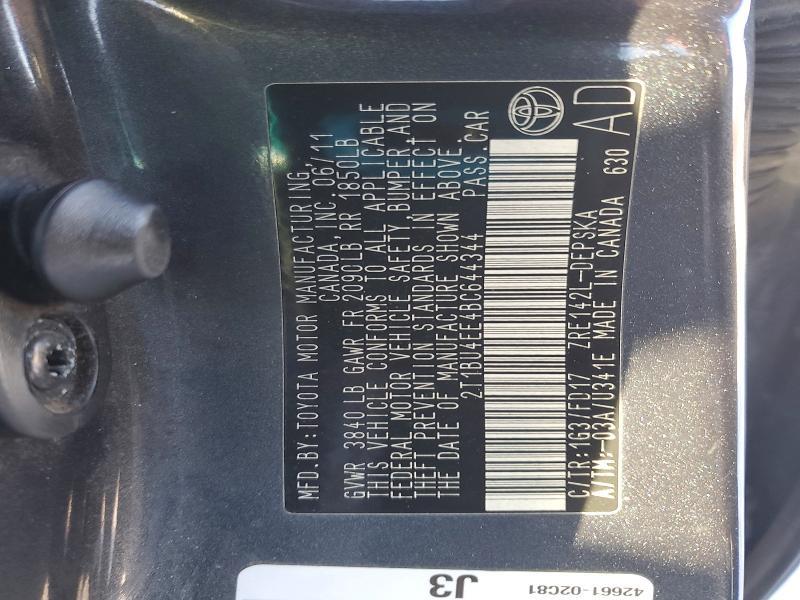 2011 Toyota Corolla Base