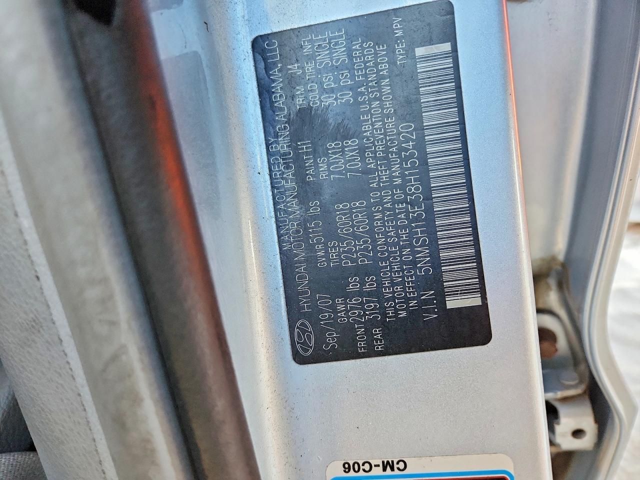 2008 Hyundai Santa fe se