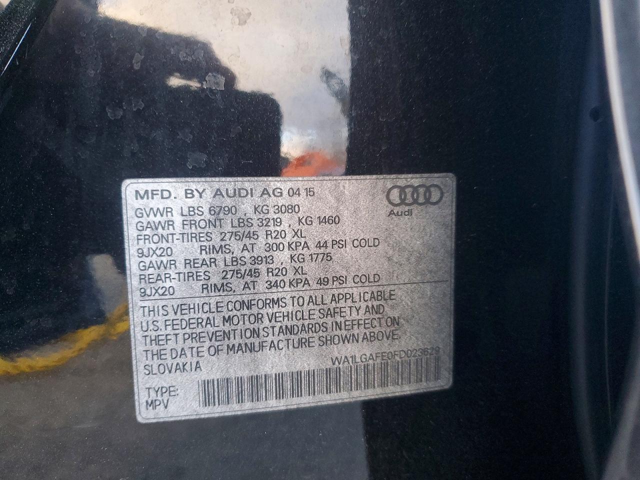 2015 Audi Q7 Premium Plus