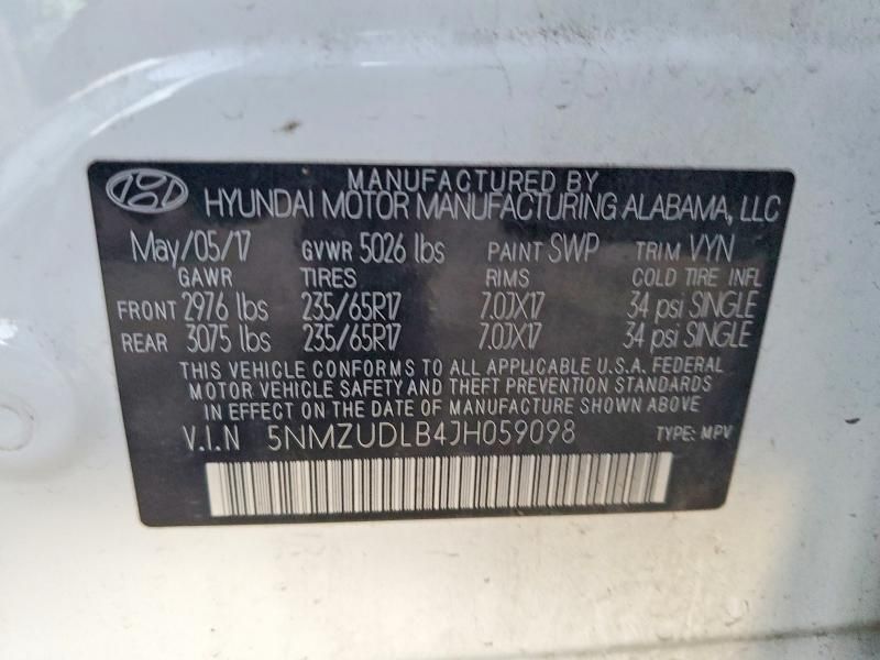 2018 Hyundai Santa fe Sport