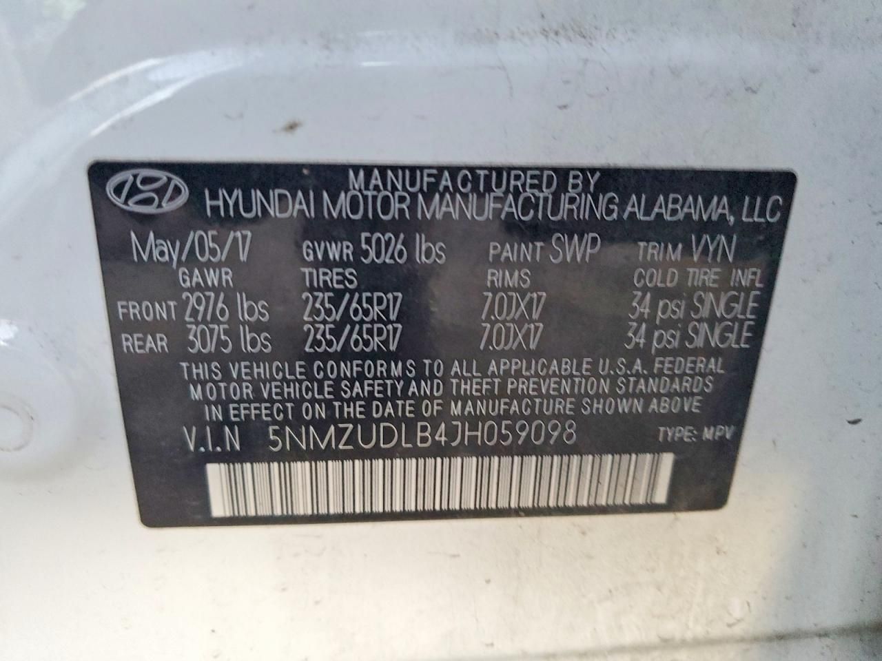 2018 Hyundai Santa fe Sport