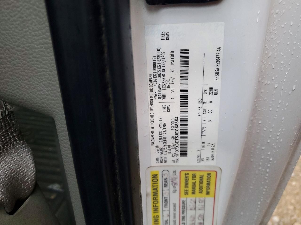 2018 Ford F350 Super Duty Utility / Service Truck