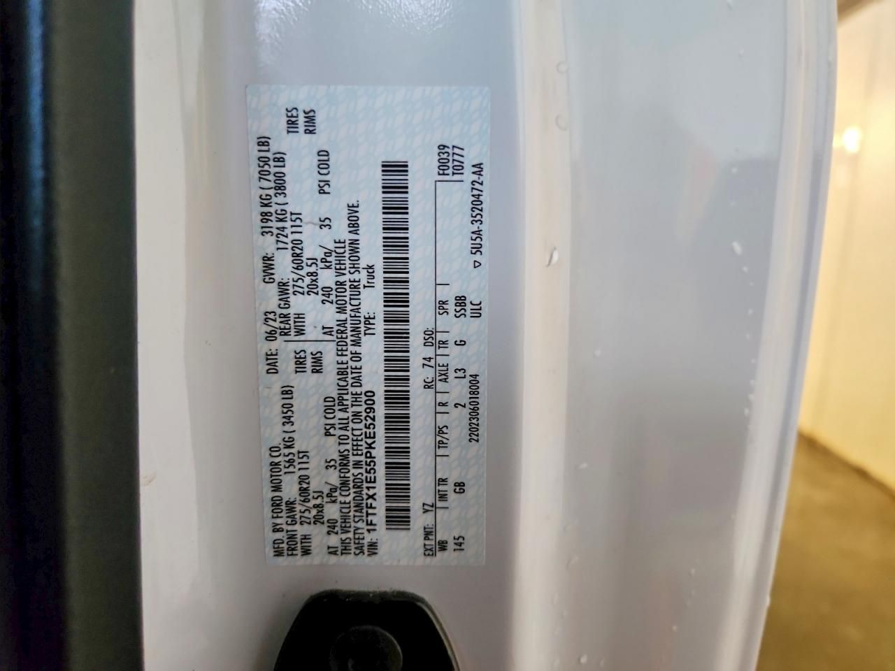 2023 Ford F150 Super Cab