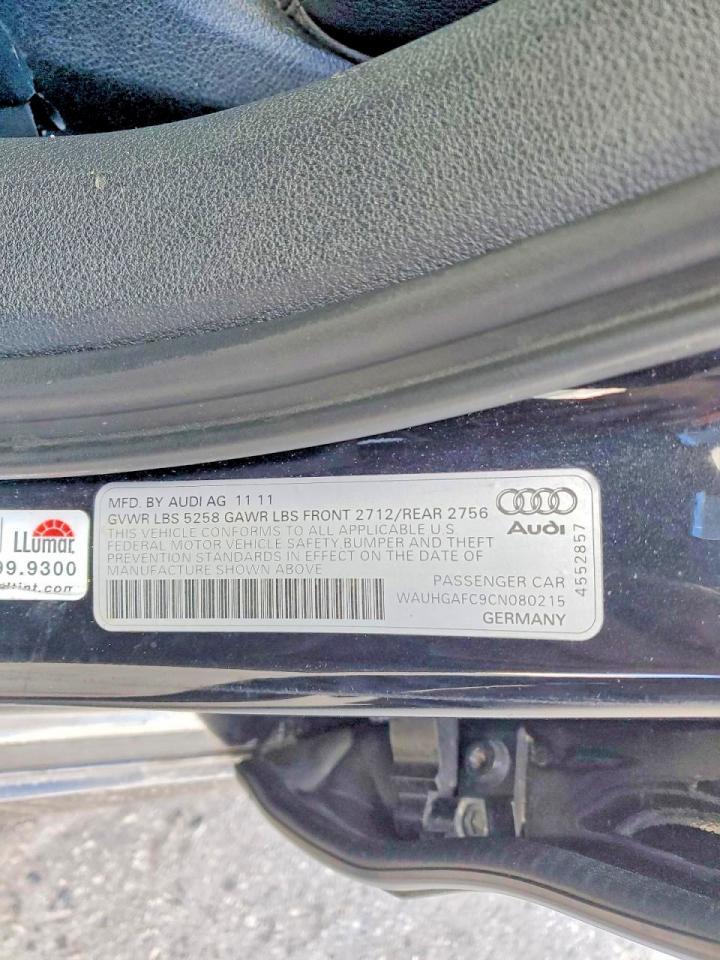 2012 Audi A6 Prestige