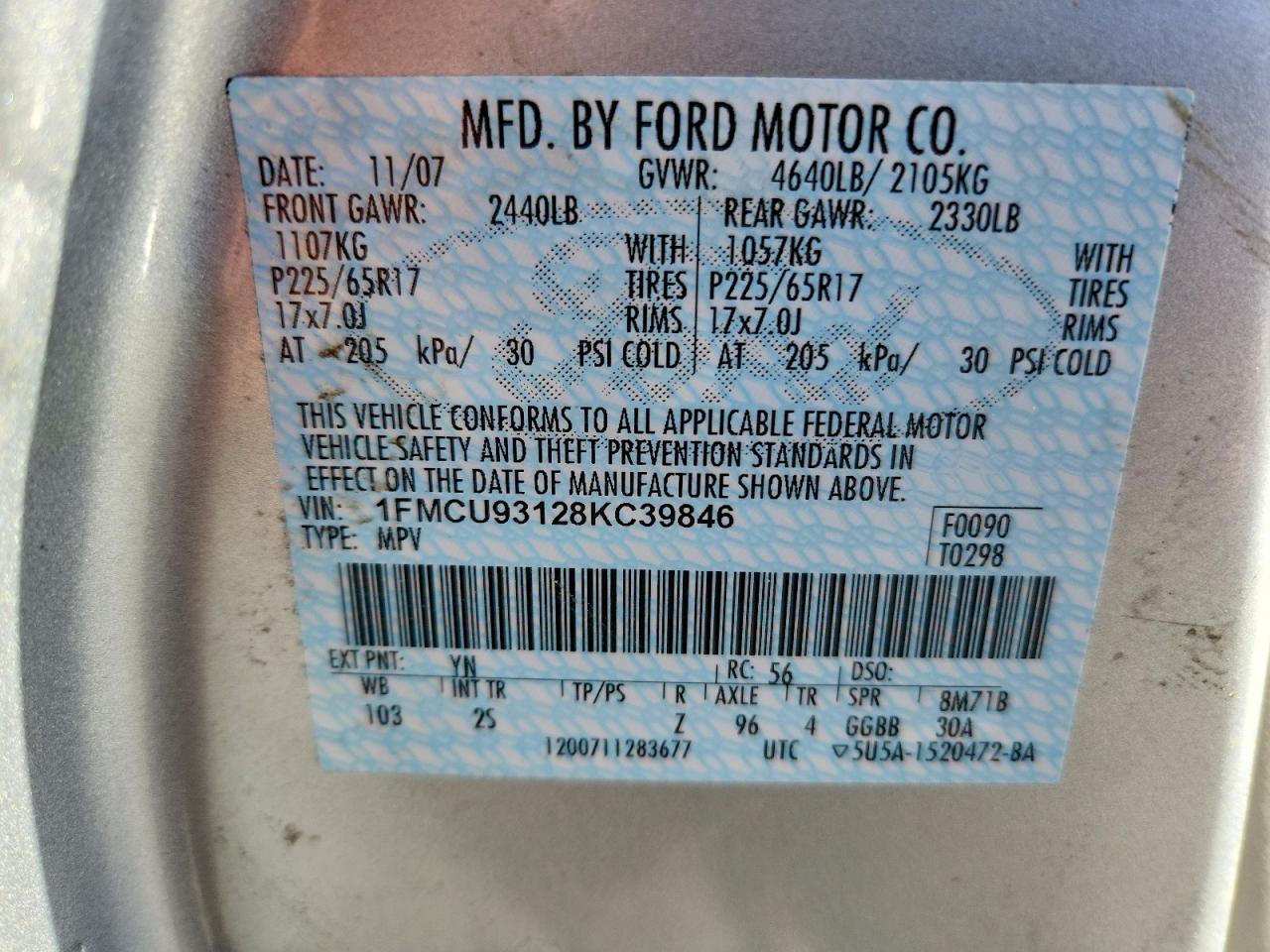 2008 Ford Escape xlt