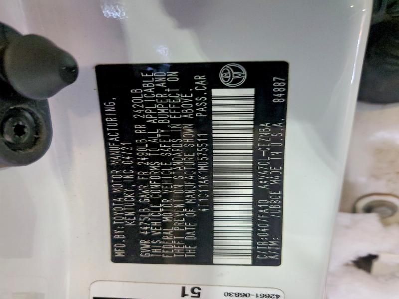 2021 Toyota Camry le