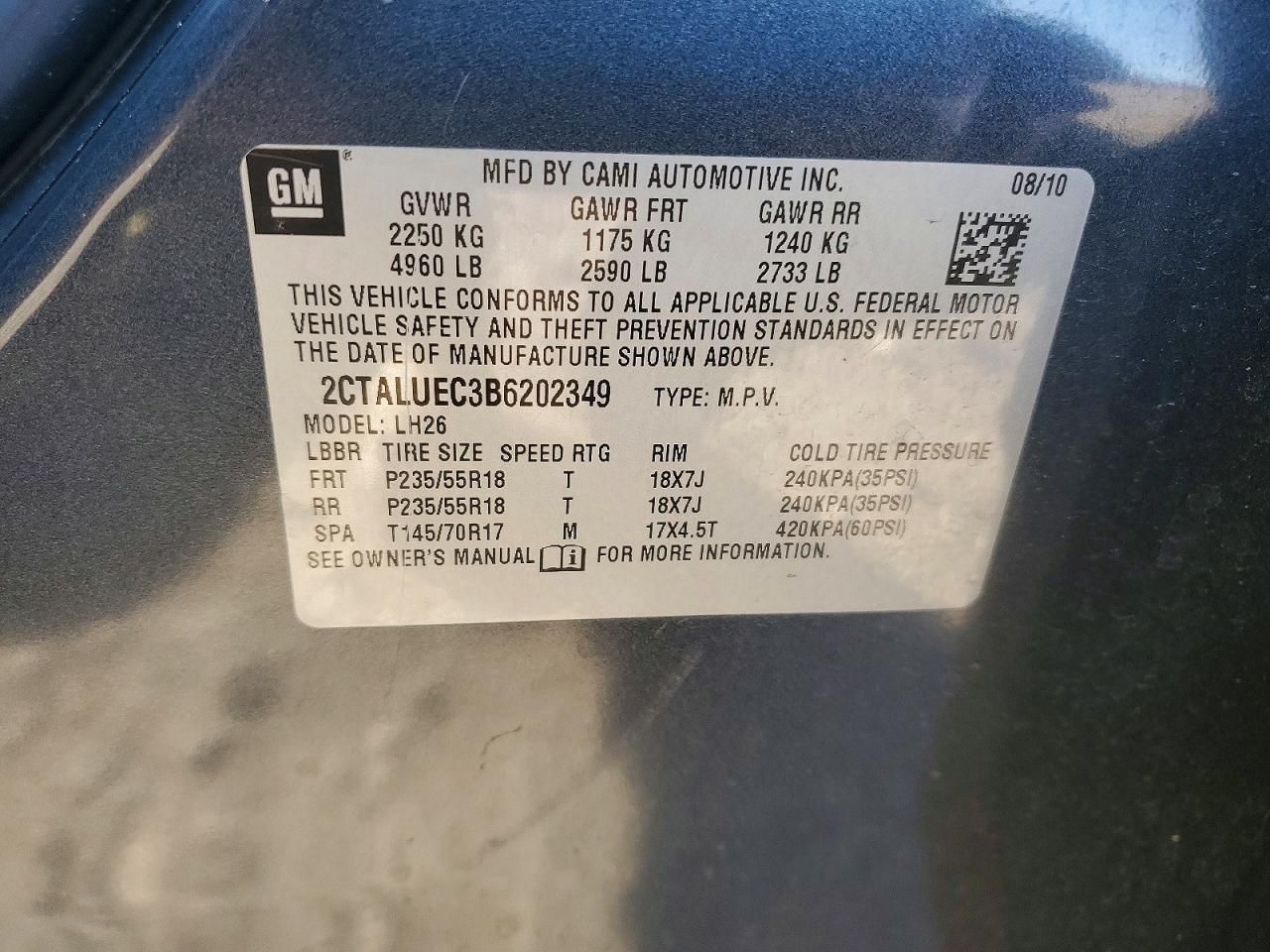 2011 GMC Terrain slt