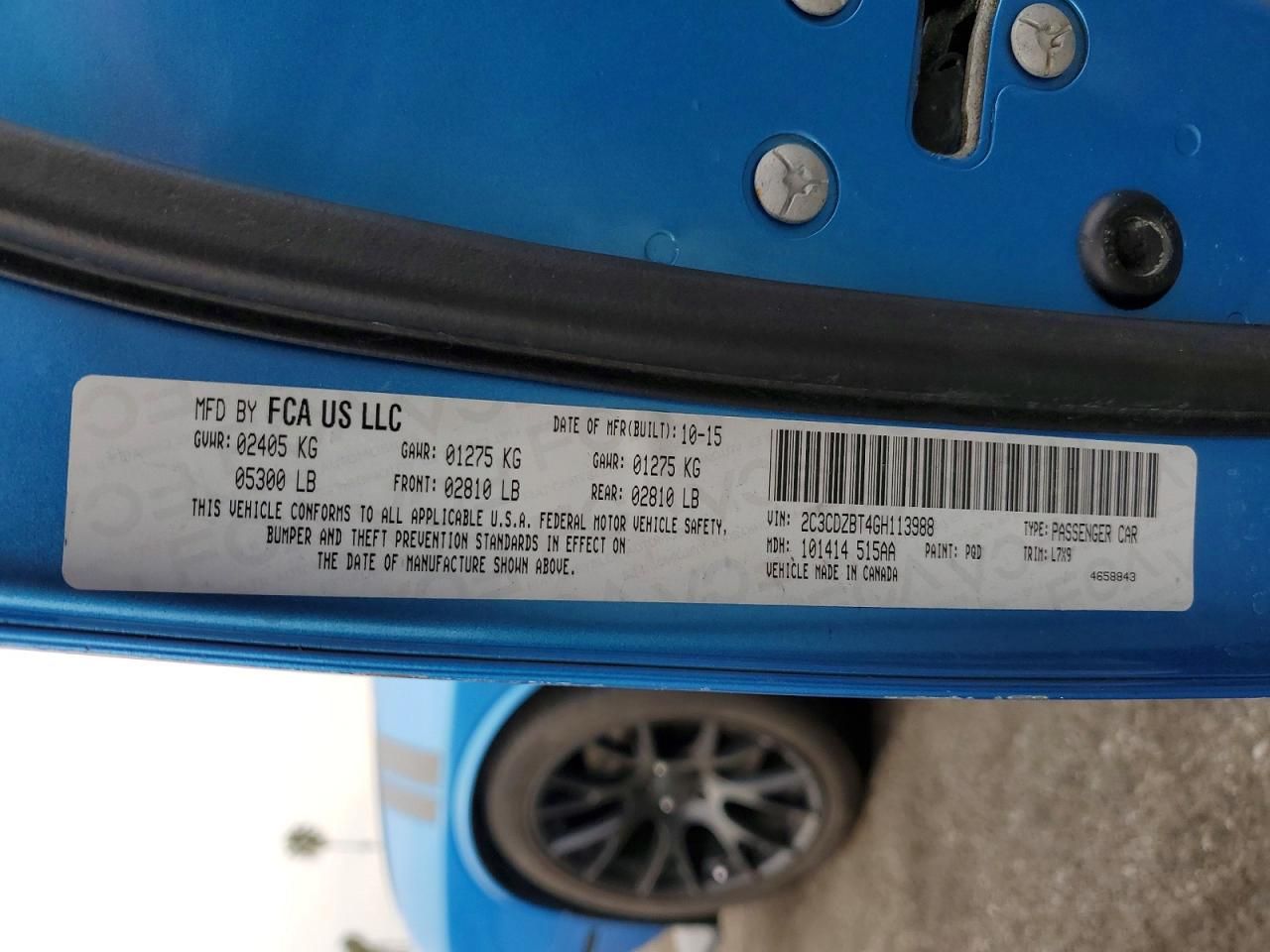 2016 Dodge Challenger R/T