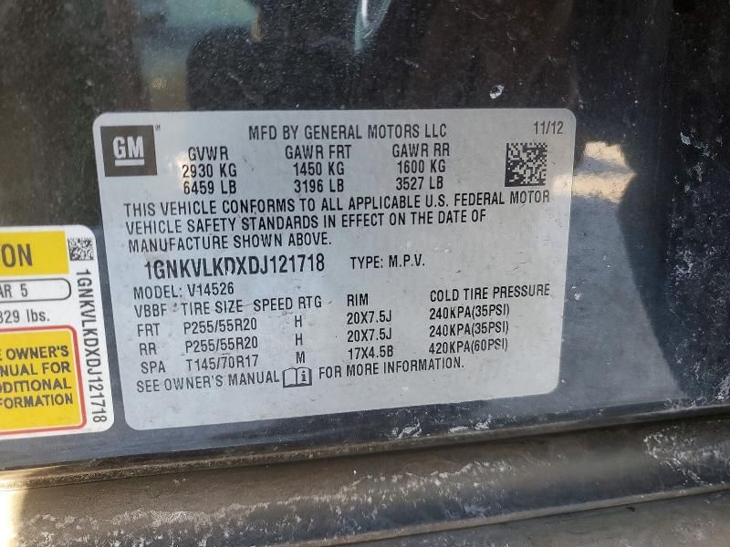 2013 Chevrolet Traverse ltz