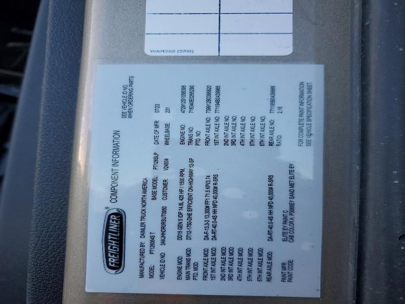 2024 Freigliner 2024 Freightliner Cascadia 126 Semi Truck