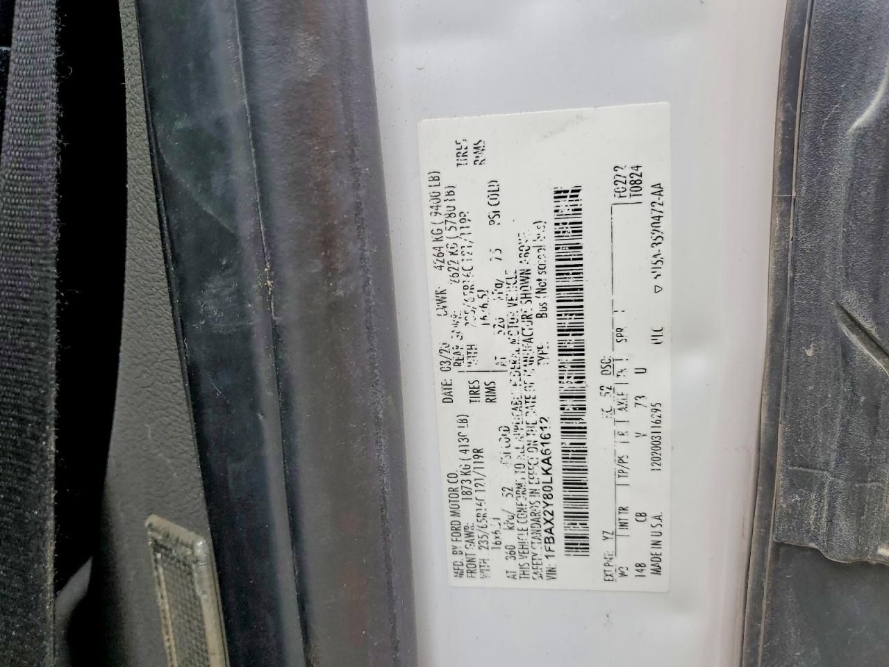 2020 Ford Transit T-350