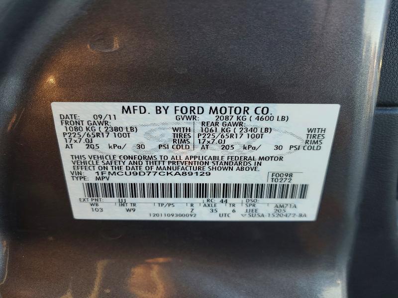 2012 Ford Escape xlt