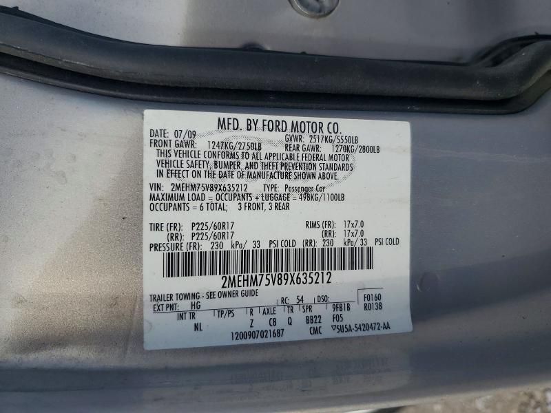 2009 Mercury Grand Marquis ls