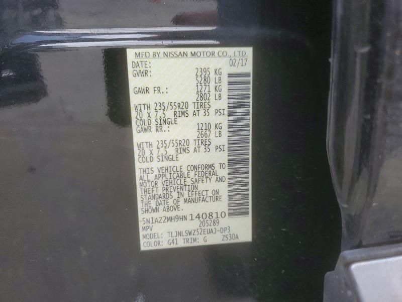 2017 Nissan Murano s