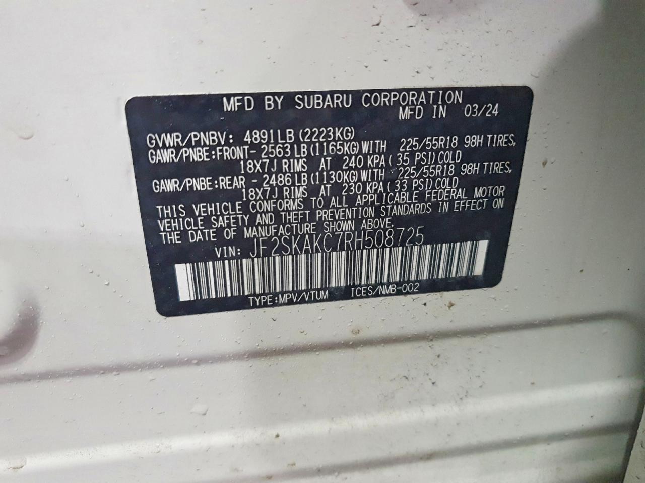 2024 Subaru Forester Limited