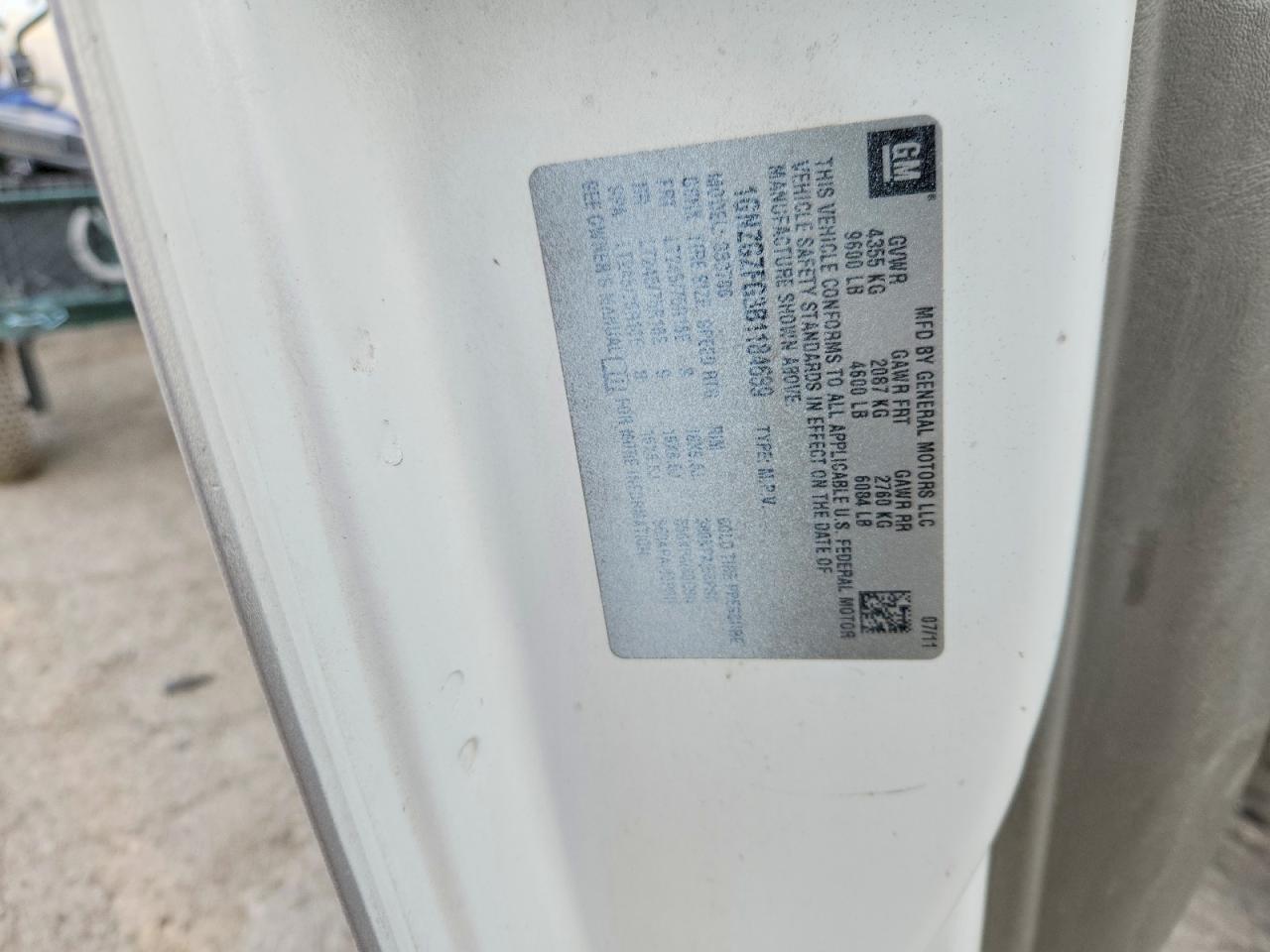 2011 Chev Rolet Express G3500 Delivery Van